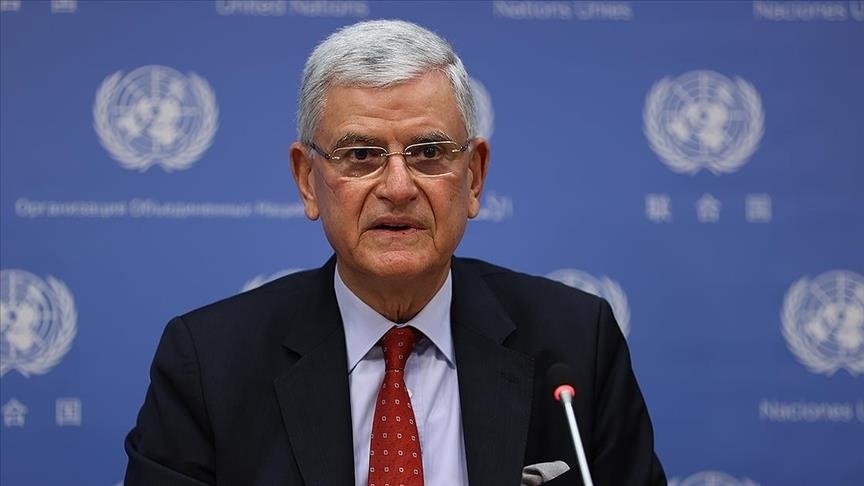 The President of the UN General Assembly, Volkan Bozkir
