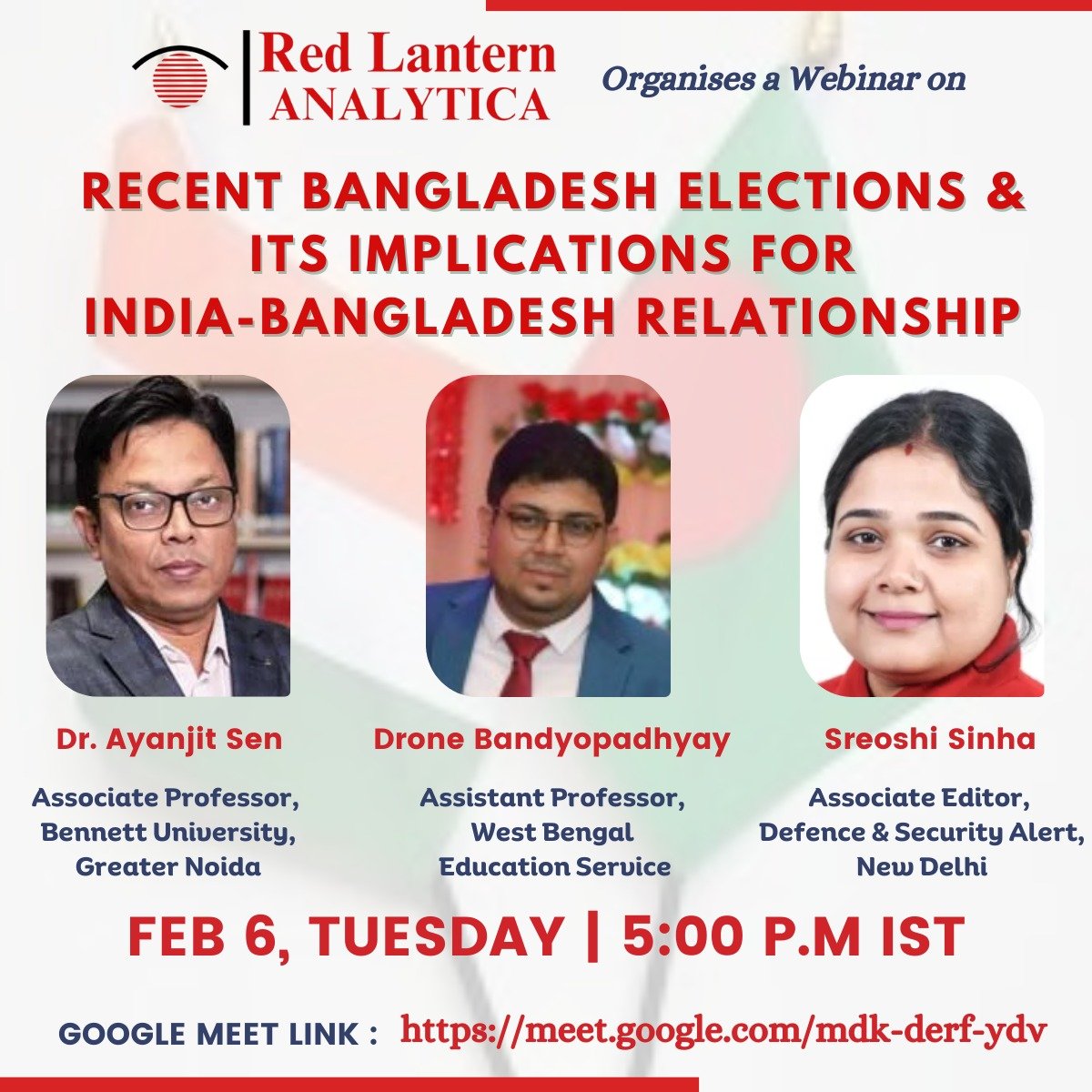 RLA Press Release – Recent Bangladesh Elections and its Implications for India-Bangladesh Relationship